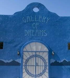 This very blue building is hard to miss while travelling down Highway 80 on the way to Tombstone, AZ