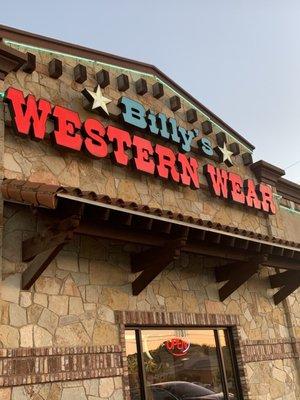 Billy's Western Wear in Kerrville, Texas