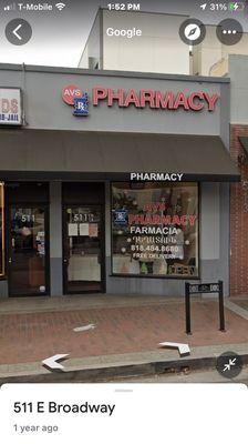 Pharmacy storefront