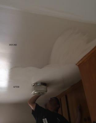 Ceiling cleaning