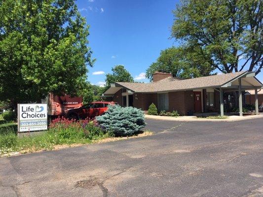 Our Longmont Center entrance