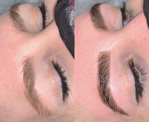 Eyebrow wax + tint