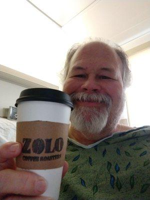 My foot surgn  Dr Marshall, awesome, brought me cup of special roast coffee, checking on me on day off. Kudos to Dr Marshall, best DPM