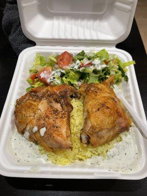 Baked Chicken Plate