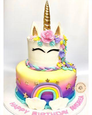 Unicorn style cake