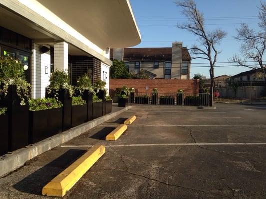 Local Pour river oaks solid steel planter boxes