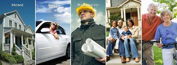 The types of Insurance and Services we represent