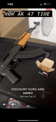 AK47 rental and ammo