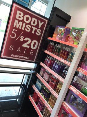 BODY MISTS AS LOW AS $4, GIFTS STARTING AT $10 ...