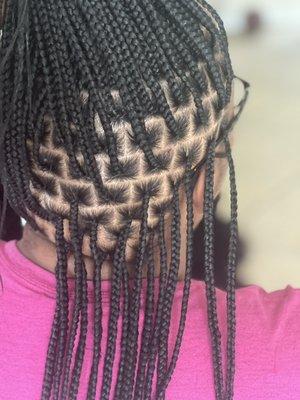 Small Knotless box braids