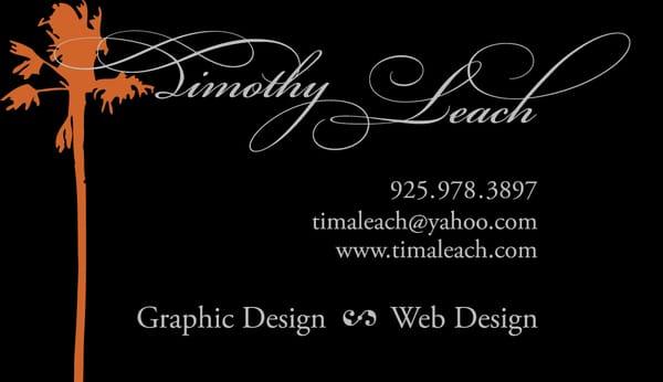 Timothy Leach Design. Graphic Design - Web Design.