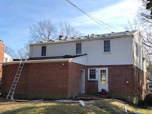 Before: Siding/ Roof