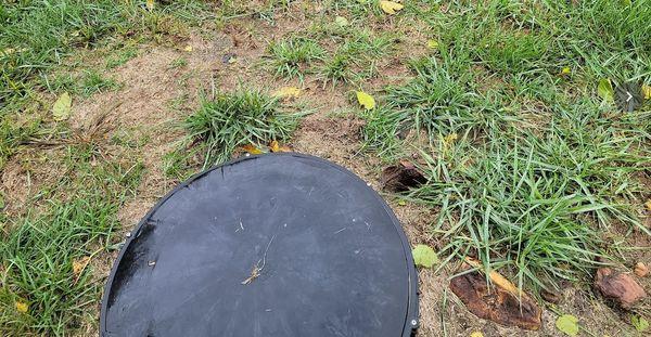 Tank cover - it was missing screws, but Jed provided a free pack of screws and secured it for free.