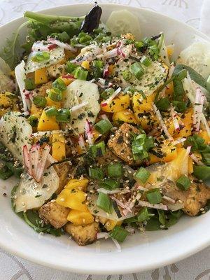 Tofu Mango Poke Salad