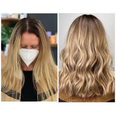 Full Highlights/gloss/haircut