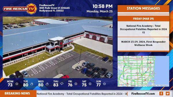 Recent screenshot from FireRescueTV