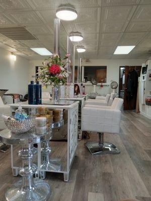 Inside my salon