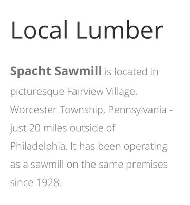 Spacht Sawmill