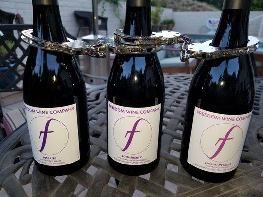 New Wine Releases...Life, Liberty and Happiness.  Central Coast red blends