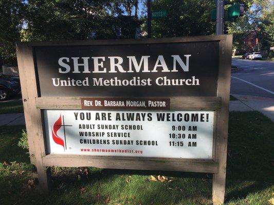 Sherman United Methodist Church Evanston Illinois