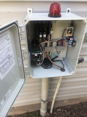 Stellar job done on new electrical box!