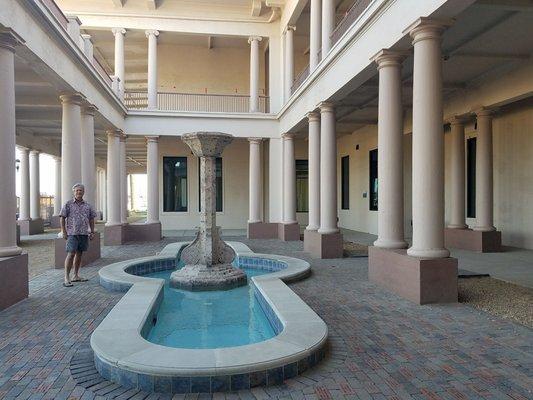 restored fountain