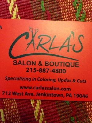 Carla's salon and boutique