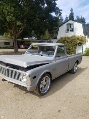 sandblasted 72 chevy pickup