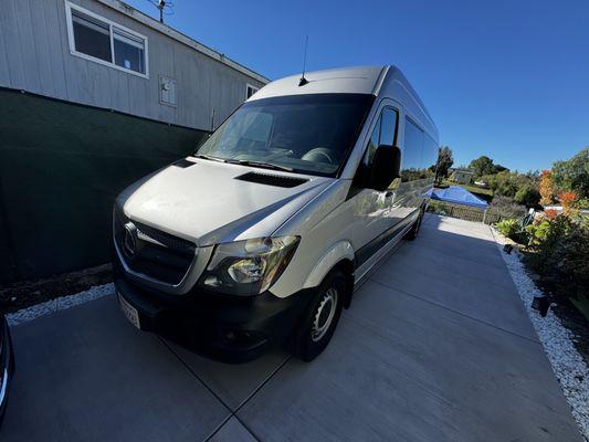 front side view of our 2016 sprinter