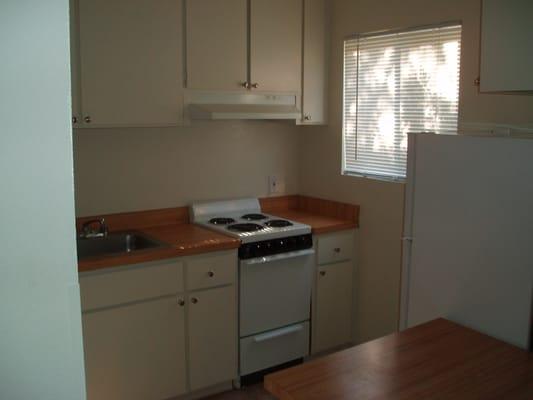 Full kitchen with lots of cabinet space