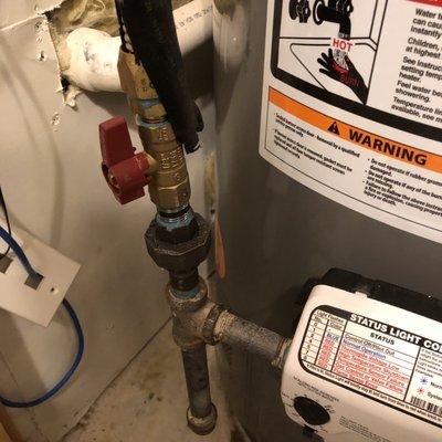 New Gas line with old hookup