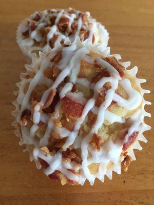 Maple Bacon Muffin. Tastes like a pancake with a side of crispy bacon!