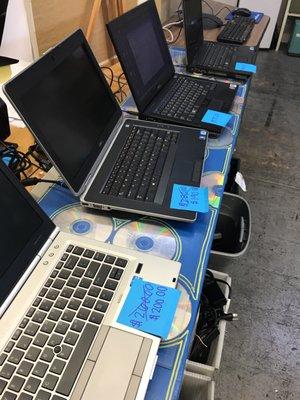 Laptops start at $75 if your on public assistance at CACRC