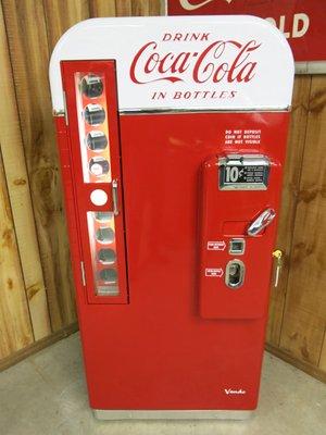 Vendo 81D Coca Cola machine we restored for our client