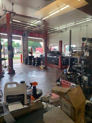 Dodge Charger Wheel Alignment and Tire/Wheel Balancing  Before and After