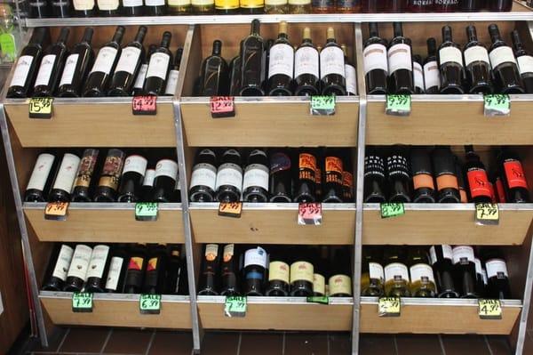 The sale rack at the front of the store always has great deals and wines under $10