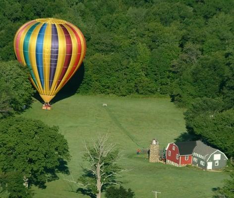 balloon flight with Senator Steven Brewer