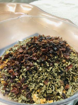 Custom tea blend