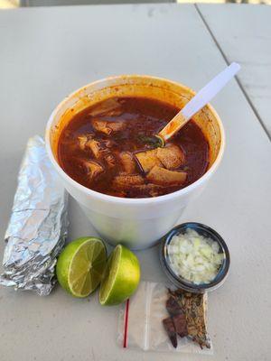 Menudo on saturday and sundays 9am until sold out