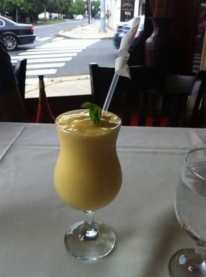 Batido de mango or Mango Smoothie. Delicious!