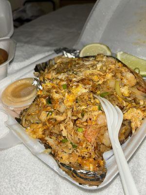 Crab Fried Rice with Seafood