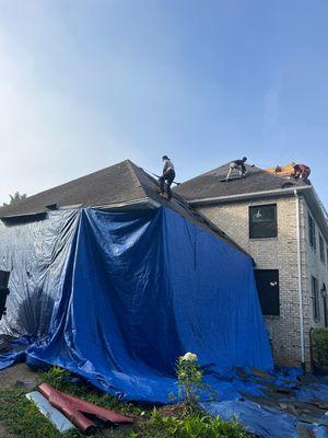 We protect your home during roof installs