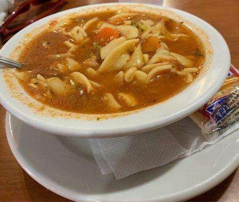 Vegetable Pasta soup pretty good