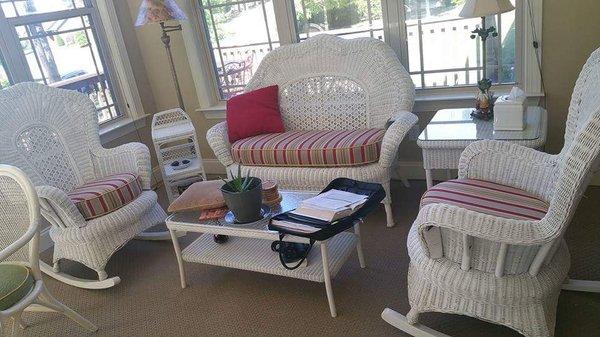 Outdoor furniture upholstery