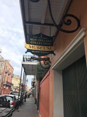 Tennessee Williams former residence is now the New Orleans Collections Museum