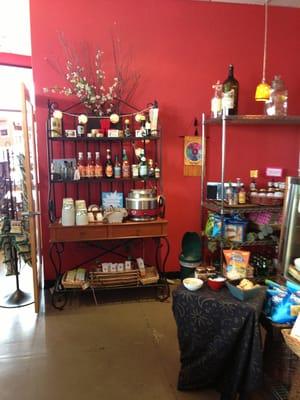 Soup station with different homemade soup every day! There are always tons of great things to sample too