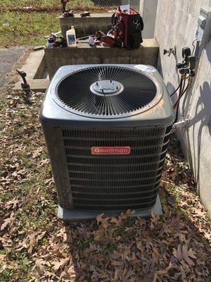 Operational of newly installed heating cooling w