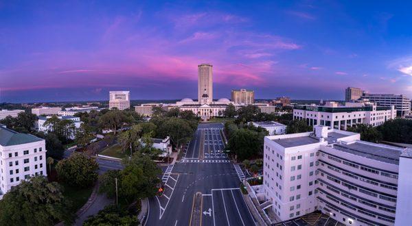 Downtown Tallahassee at Sunrise