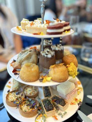 Delicious tower for tea time