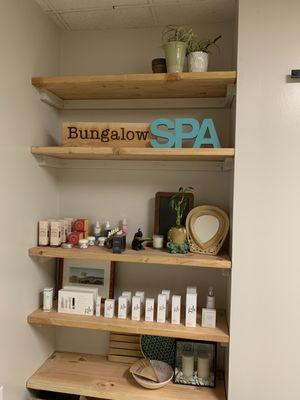 Bungalow Spa retail products